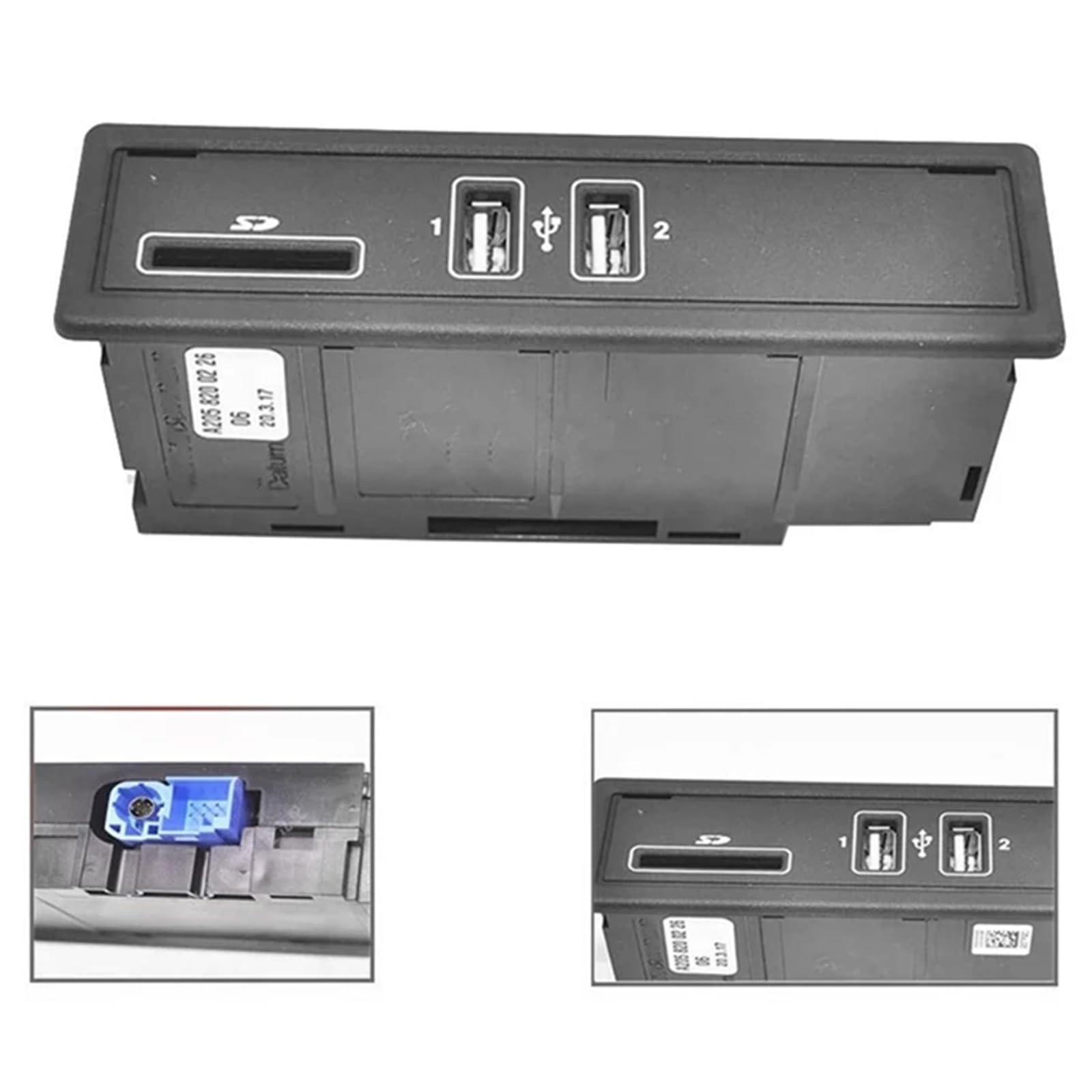 Adattatore USB di ricambio per lettore di schede con presa USB per lettore multimediale W205 W213 W253 C180 C260 GLC200 E180 Plug Media Reader