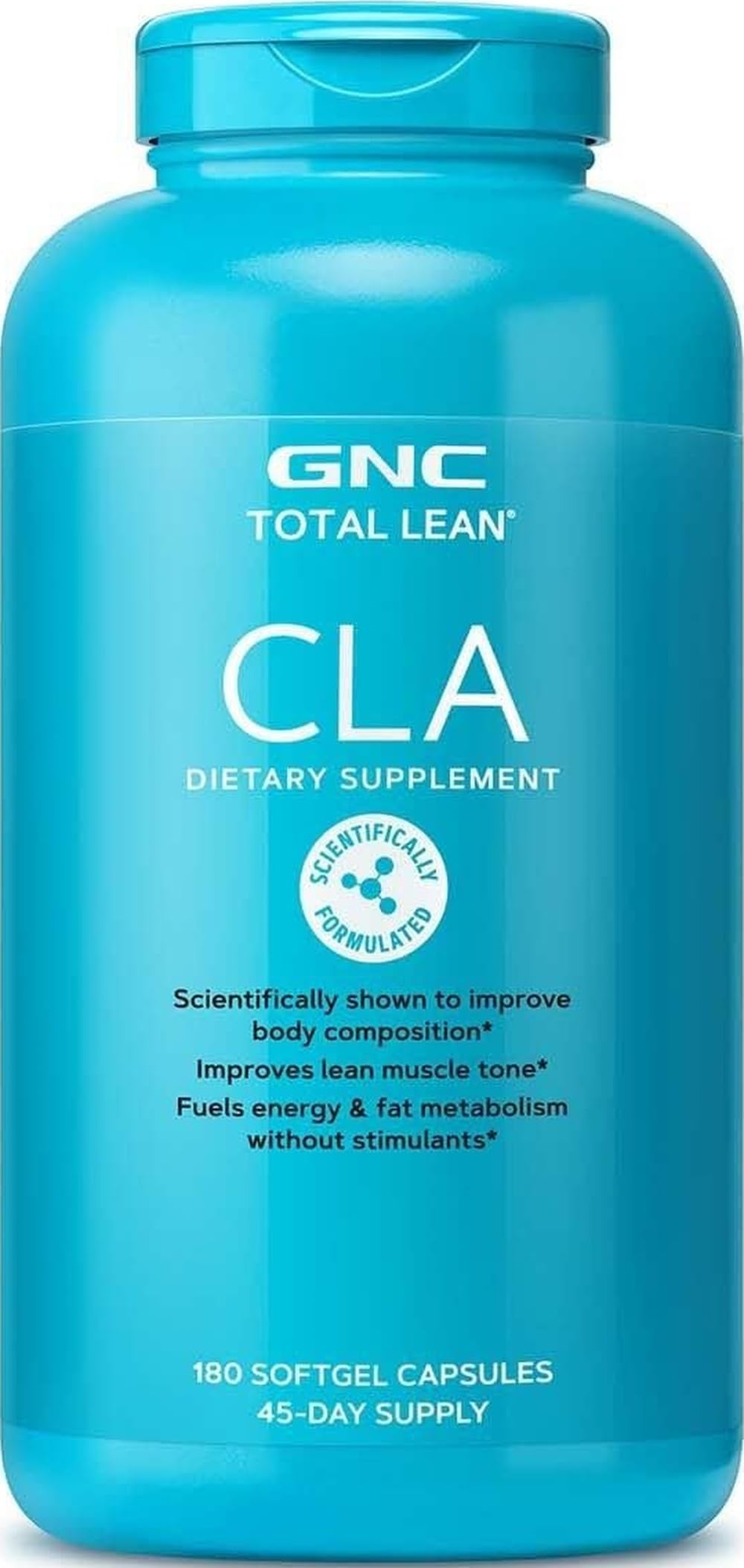 GNC Total Lean Premium CLA 3-6-9, Improves Body Composition, 180 Softgels 180 Count (Pack of 1)