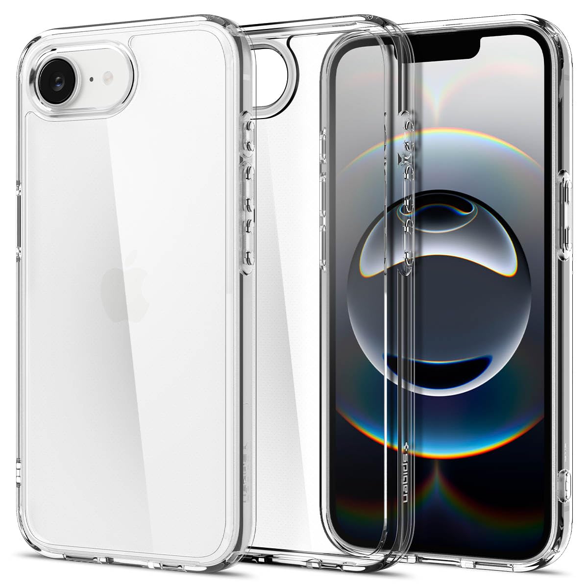 Spigen 【創業19年の技術力】 iPhone 17e / 16e ケース クリア 透明 ストラップホール 米軍MIL規格 バンパー 耐衝撃 ウルトラ・ハイブリッド ACS09160 (クリスタル・クリア)商品画像