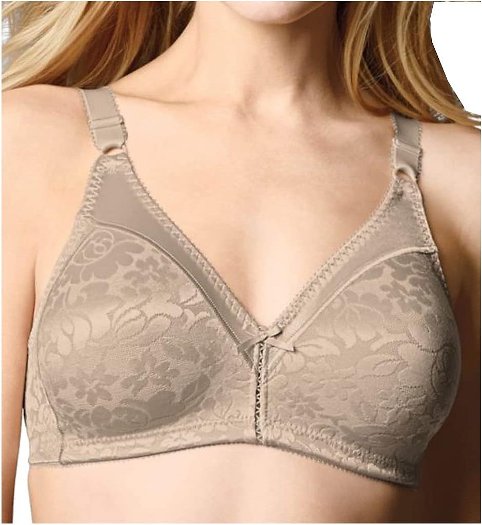 Bali Women's Double-Support Spa Closure Wire-Free Bra Full Coverage, Opaque