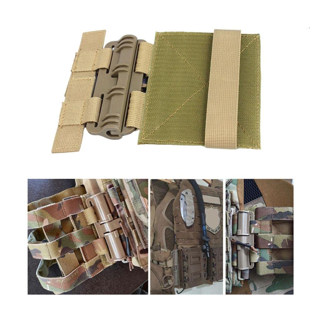 CALANDIS® Molle Quick Release Buckle Set for Jpc Cummerbund Adapter Xpc2.0 Mud Color-image-7
