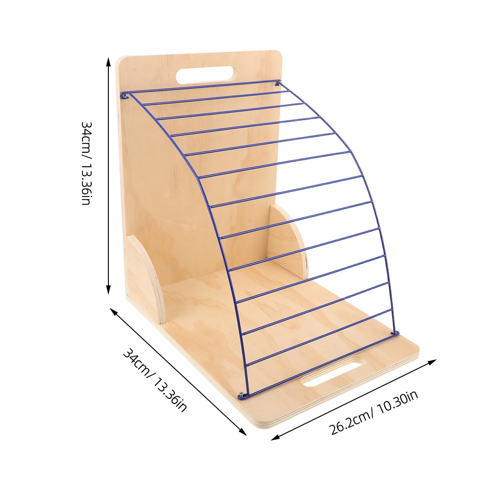 PLAFOPE Organizer Struttura Multicomparto e Ripiani Ampliati Documenti a 12 Strati in Legno Design Moderno e Funzionale per Facile Archiviazione e Accesso per Ufficio e Aula