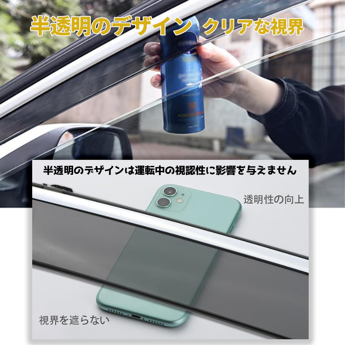 Amazon | ジュンホ 車用 サイドバイザー に適合する ベンツ GLC クラス