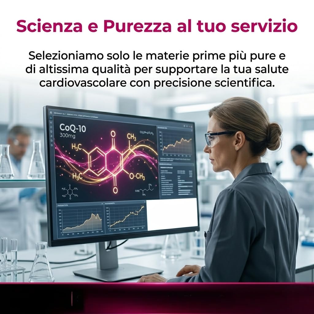 Coenzima Q10 300mg | 90 Capsule Vegane | Alta Assorbibilità