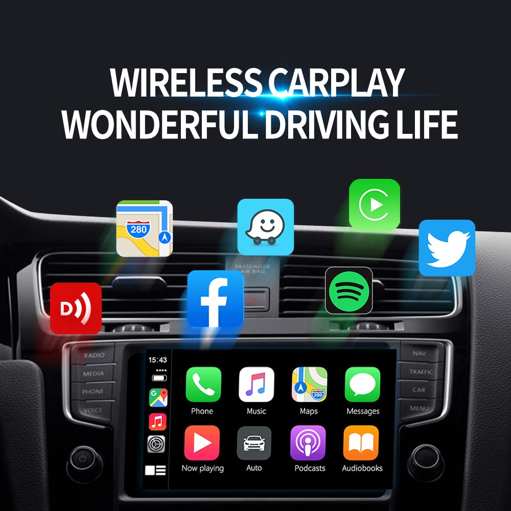 Buy CarlinKit Mini CarPlay Wireless Adapter, only for Vehicles with