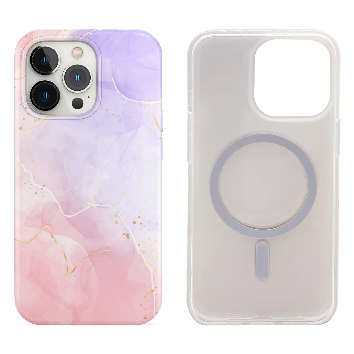 Magnetic Case for iPhone 14 Pro Max 6.7 inch Compatible with MagSafe Charging Soft TPU Slim Shockproof Protective Cute Cover for iPhone 14 Pro Max