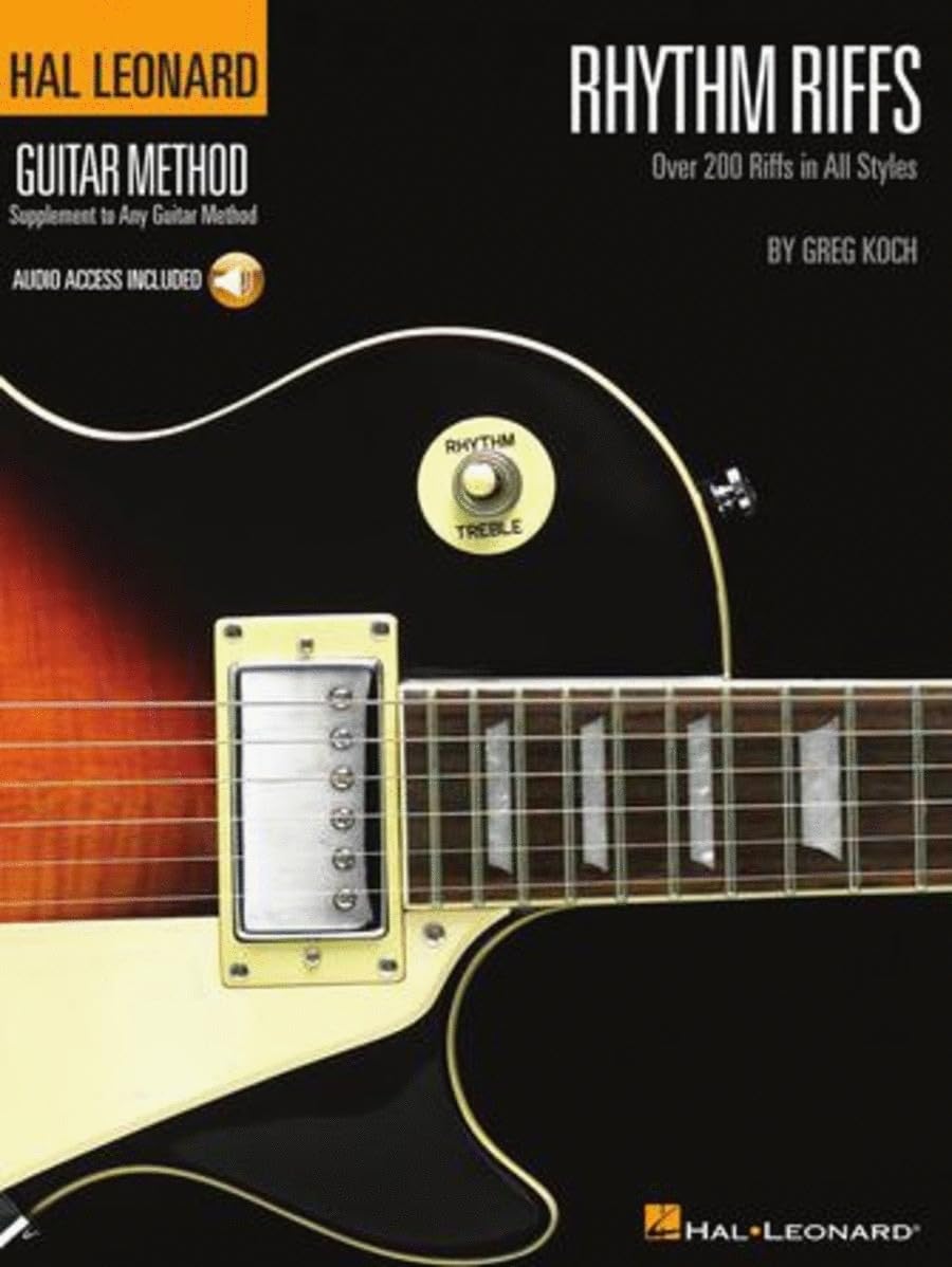 Rhythm Riffs: Over 200 Riffs in All Styles [With CD (Audio)] (Hal Leonard Guitar Method (Songbooks))