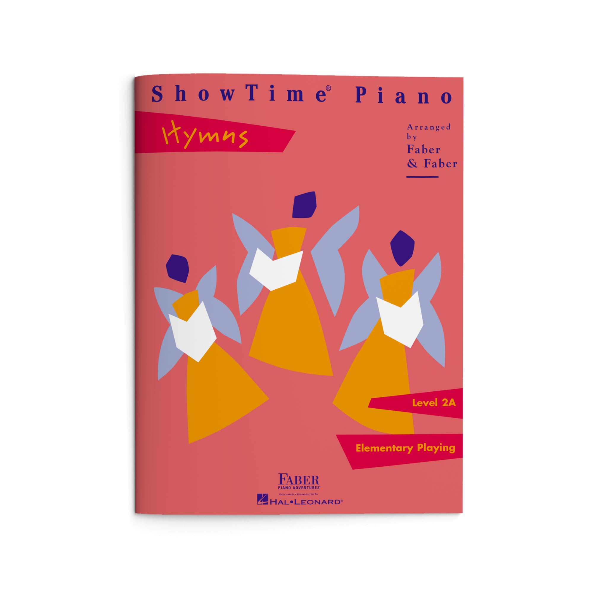 ShowTime Piano: Hymns - Level 2A | Beginner Christian Piano Sheet Music Songbook for Kids and Students | Hymns and Spirituals in C G and Middle C Position | Faber Piano Book with Easy Repertoire