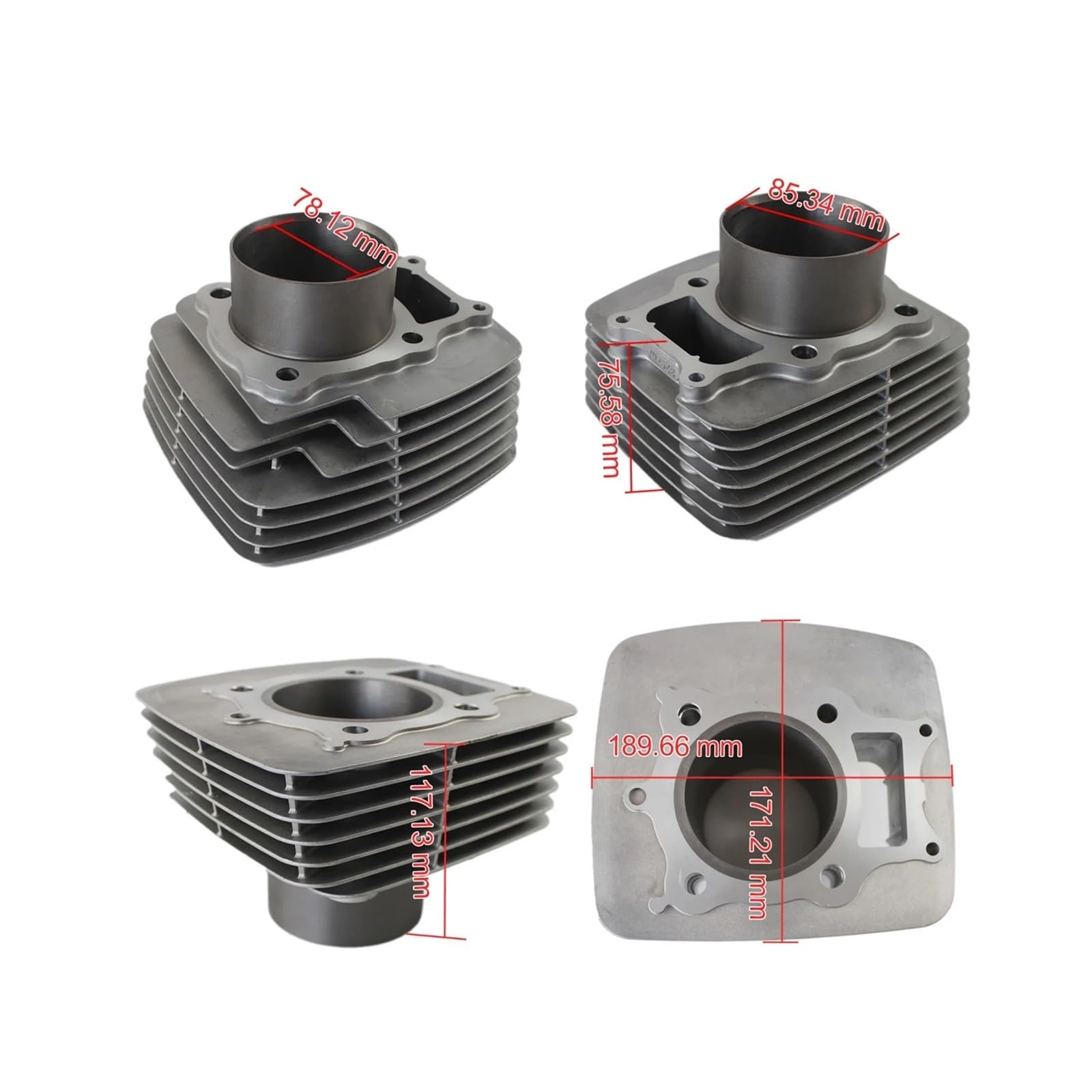 Parti di riparazione Kit guarnizione testata pistone 78,5 mm adatto for TRX 350 2000-2006 12100-HN5-670 13101-HN5-670 13010-HN5-671
