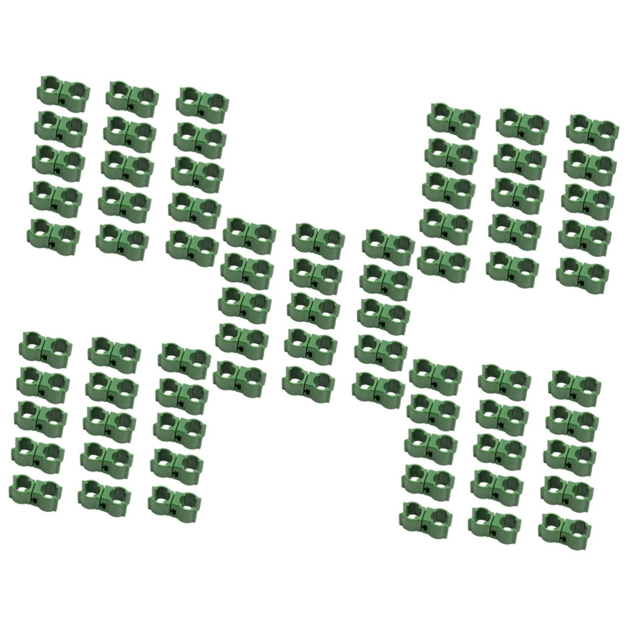 Didiseaon 5 Set Supporto per Rampicanti Accessori per Dispositivi di Estrazione Supporto per Piante in Rattan Legare Il Filo Traliccio da Giardino con Traliccio Clip per Piante da 50 Pezzi*5