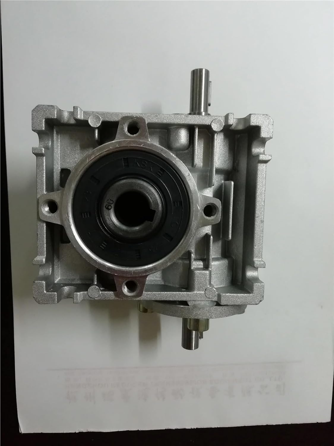 Worm Reducer NRV050-VS 14mm Double Input Shaft Ratio 7.5:1-80 :1 90 Degree Speed(Ratio 60 to 1)