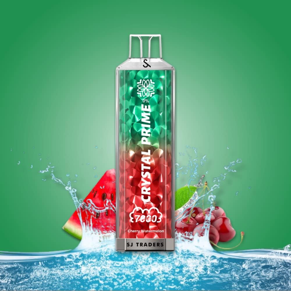 Crystal Prime 7000 Puffs Disposable Vape, Prefilled Fruit Flavours
