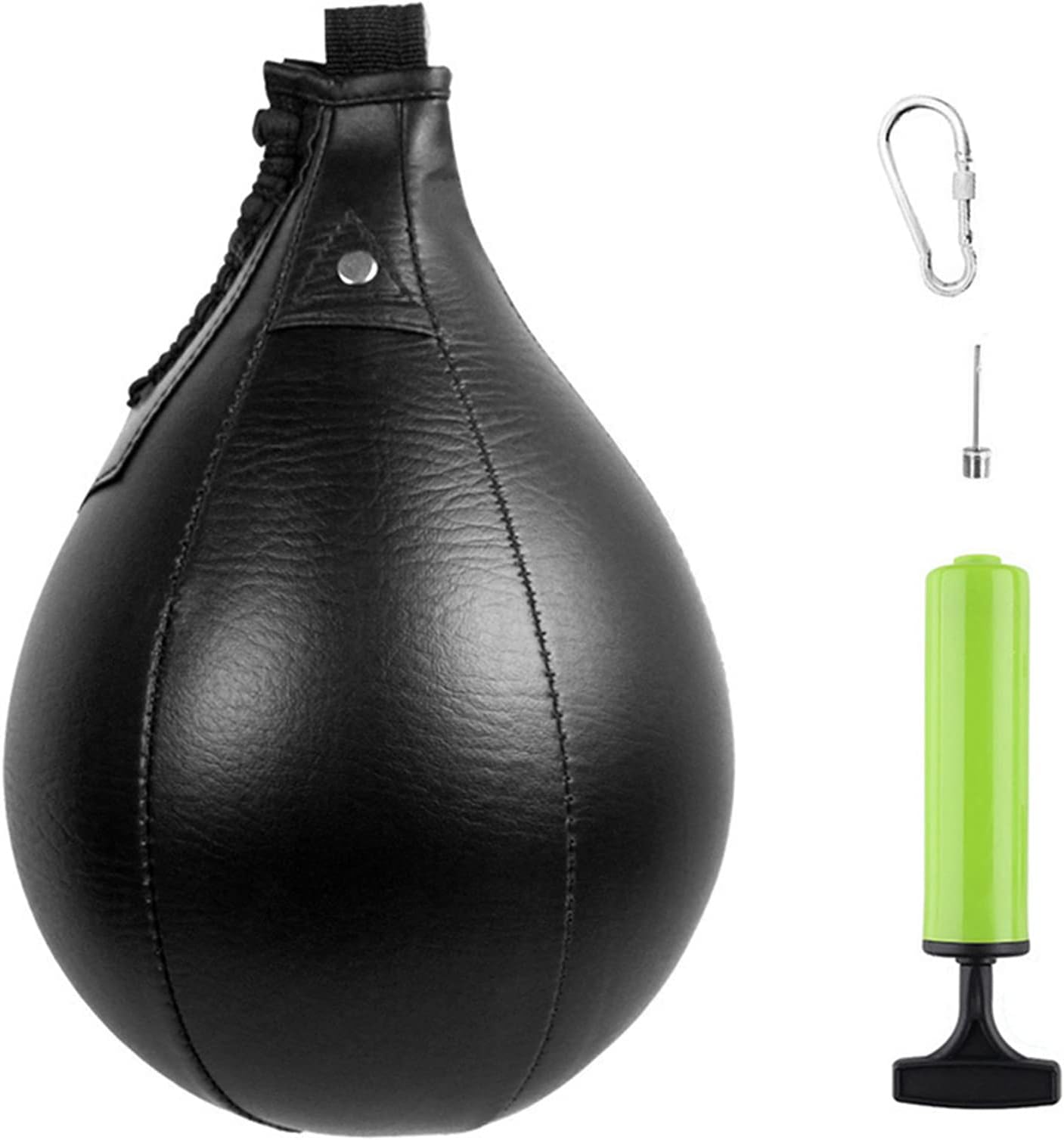 XINYIFU Boxing Speed Ball, Boxing Speed Ball PU Leather MMA Muay Thai Training Striking Bag Kit Boxing Punch Ball with Inflator Pump