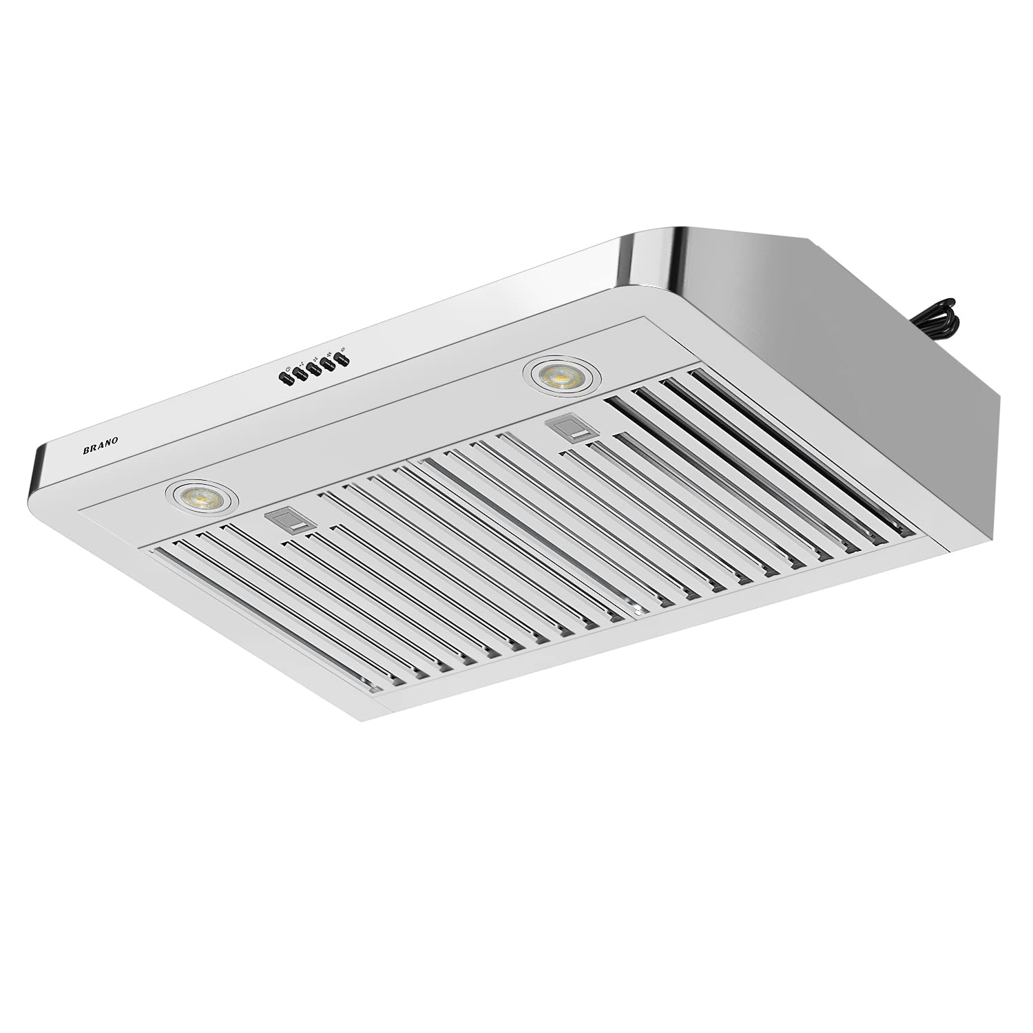 Buy Under Range Hood 30 Inch Ducted, BRANO 900 CFM Kitchen Vent