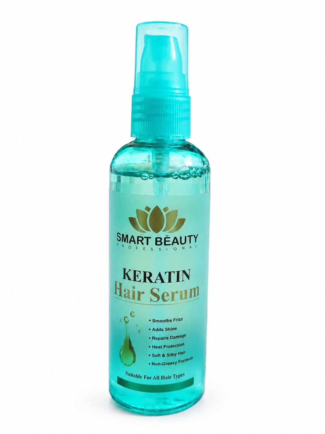 Smart Beauty Professional Keratin Hair Serum for Smooth, Frizz-Free & Shiny Hair | Heat Protection Formula | Repairs Hair Damage | Non-Greasy Leave-In Hair Serum for Men & Women | Suitable for All Hair Types.(100ml)-image-9