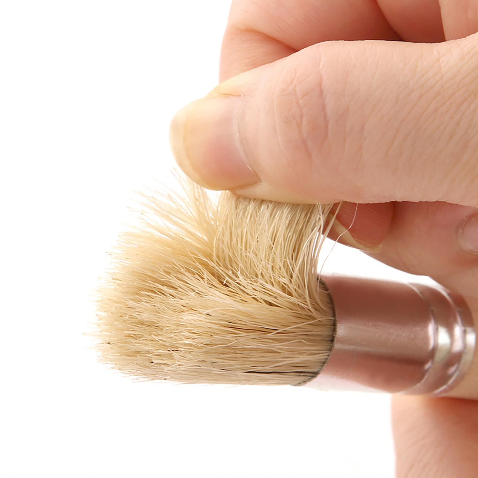 pinceles de cerdas naturales, pinceles de madera para esténcil, pinceles para pintura artística, pinceles para acuarela, pintura al óleo, creación de tarjetas, manualidades, proyectos de bricolaje.
