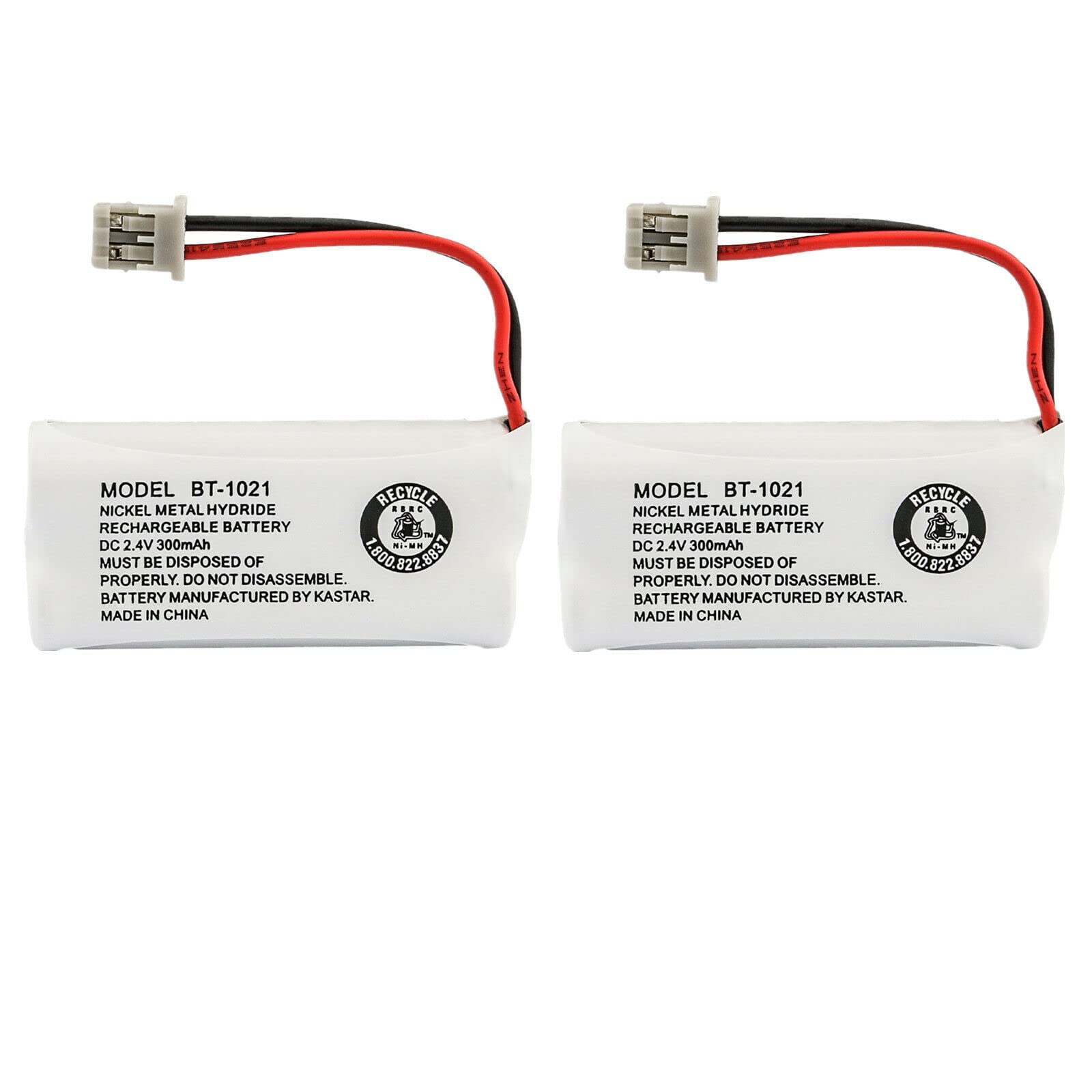 Kastar 2-Pack BT-1021 Battery Replacement for Uniden BT-1008 BT-1016 BT-1019 BT-1021 BT-1025 Lenmar CBBT1008 CB-BT1008 Dantona BATT-1008 BATT1008 ATEL0031 TEL0031