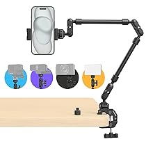 SMALLRIG Braccio Magico da 22″ con Kit Morsetto a Granchio, Supporto e Morsetto per Fotocamera da Tavolo Flessibile, Braccio Articolato, per Luce, Webcam, Microfono, Action Camera – 4766