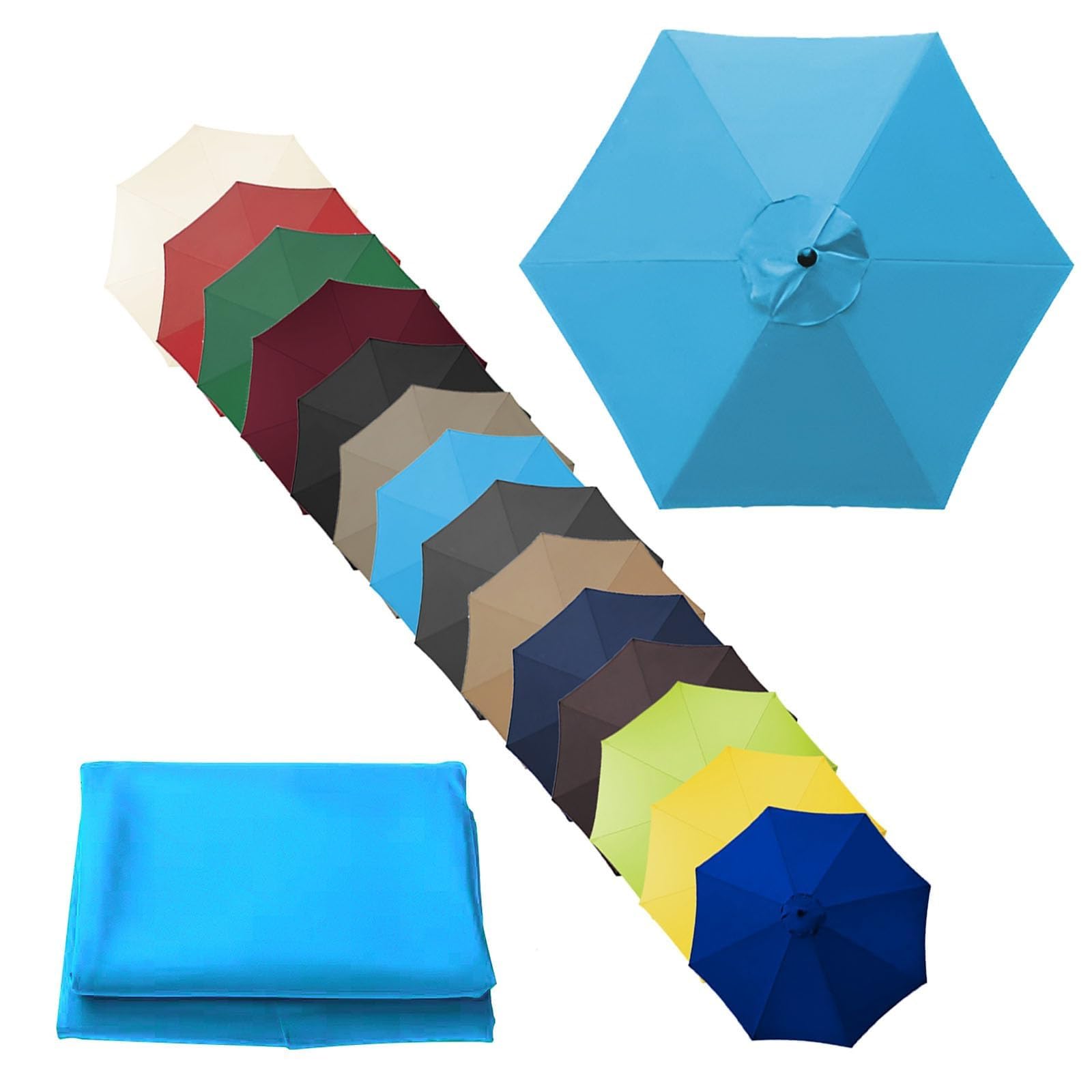 Replacement Canopy Patio Umbrella - Umbrella Canopy Cloth Replacement Top Canopy for Umbrella