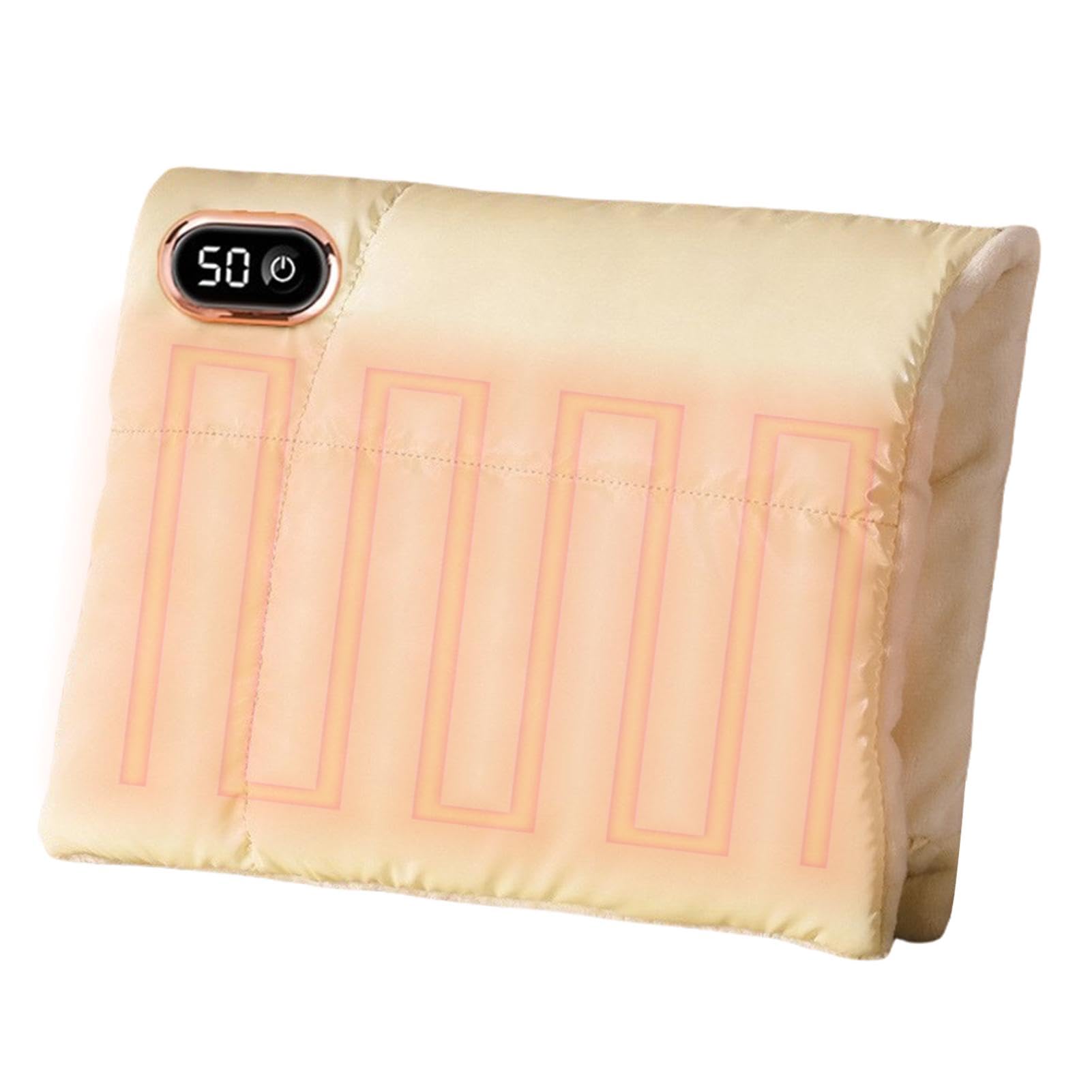 Pochette riscaldante elettrica, scaldamani ricaricabili - Pochette scaldamani in grafene,Guanti scaldamani double face, pochette scaldamani, temperatura a tre velocità per il campeggio e