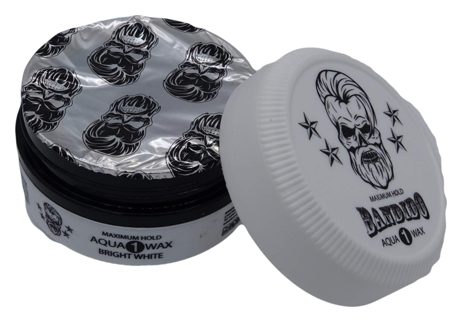 Bandido Aqua Hair Wax Nr.1-8 Matt Fiber Haarwachs Haar Styling Wachs Herren Haargel 150ml Gel Wax Haarwax Matte Look natürliches aussehen Starker Halt für jedes Styling Friseur bedarf (6x, Nr.1)