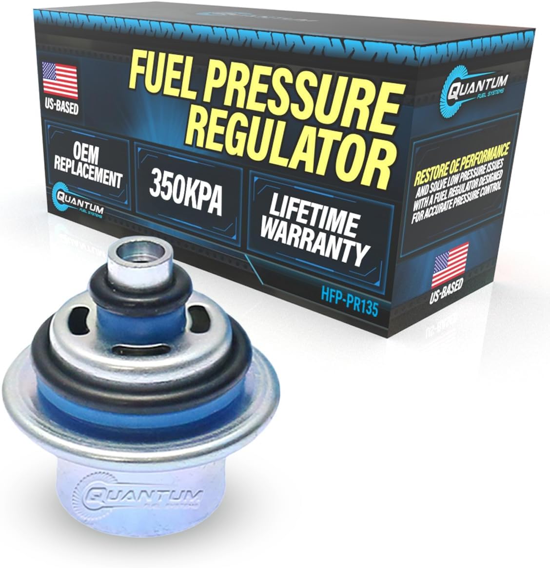 QFS Fuel Regulator Strainer Kit for Buell XB Series 2003-2009 | OE Replacement for P0166.K, P0121.02A8A, P0806.K | Backed For Life | Complete EFI Service Kit