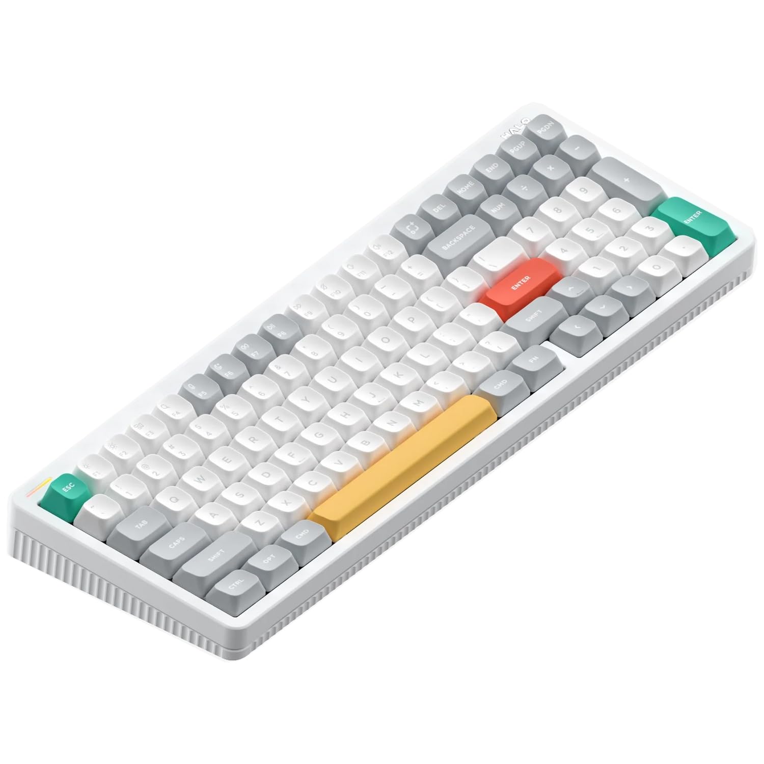nuphy Halo V2 IO Wireless Mechanical Keyboard with PBT Keycaps,Hot Swappable Custom Gaming Keyboard,Aluminum Alloy Frame,RGB Backlit,Gasket Structure,BT5.0/USB-C/2.4GHz Low Latency Office Keyboards-image-45