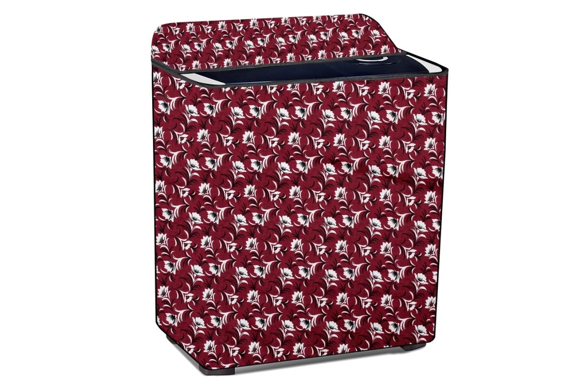 Stylista Polyester Machine Cover Compatible for LG 6.8 KG Semi-Automatic Top Loading P7853R3SA, Floral Pattern Dark Brown (B0BVMB436D) Amazon Price History, Amazon Price Tracker