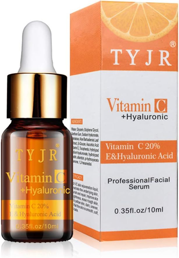 Vitamin C Face Serum - Dark Spot Remover Vitamin C Facial Serum with Hyaluronic Acid, Aloe Vera, & Vitamin E - Anti Aging Face Treatment for Dark Spots, Sun Damage, Fine Lines and Wrinkles