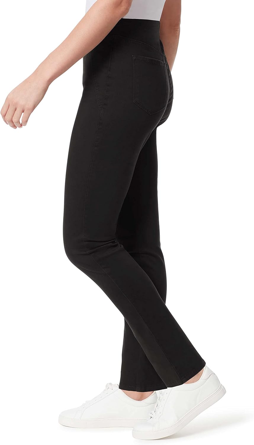 Bandolino Womens Tessa Tummy Control Pull on Slim Straight Jean - Image 2