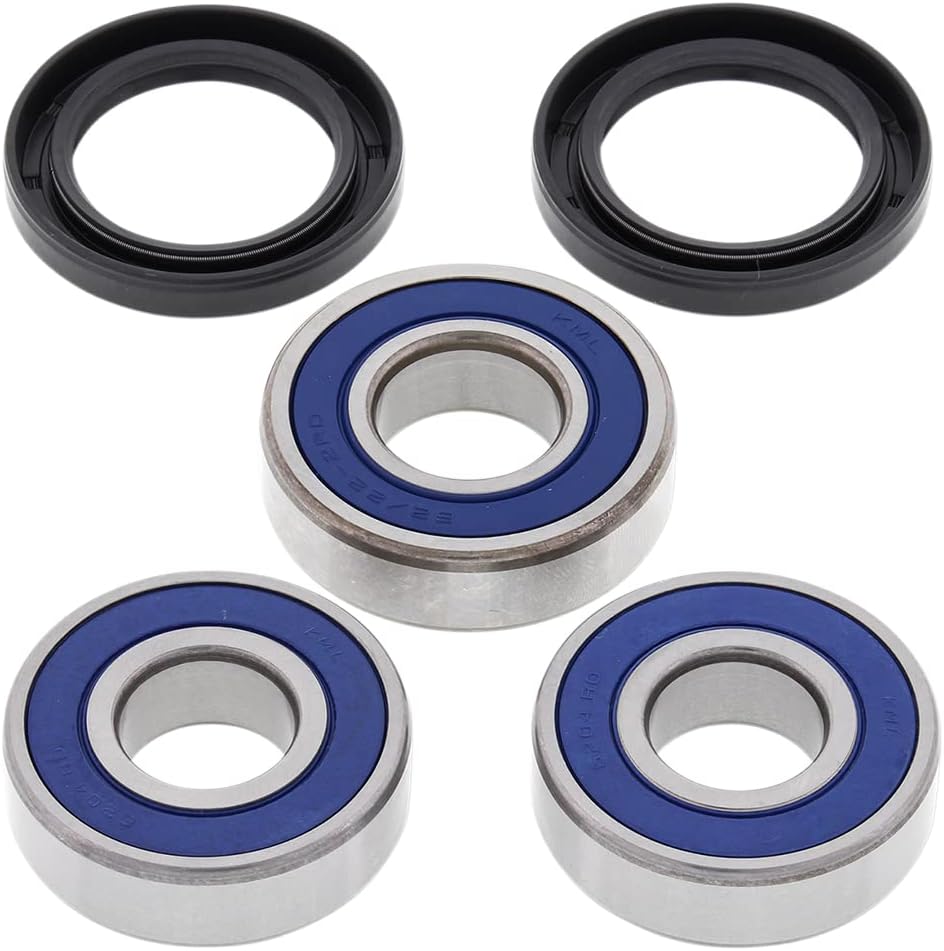 All Balls Rear Wheel Bearing Kit Compatible with 1991-1994 Honda CBR600F2