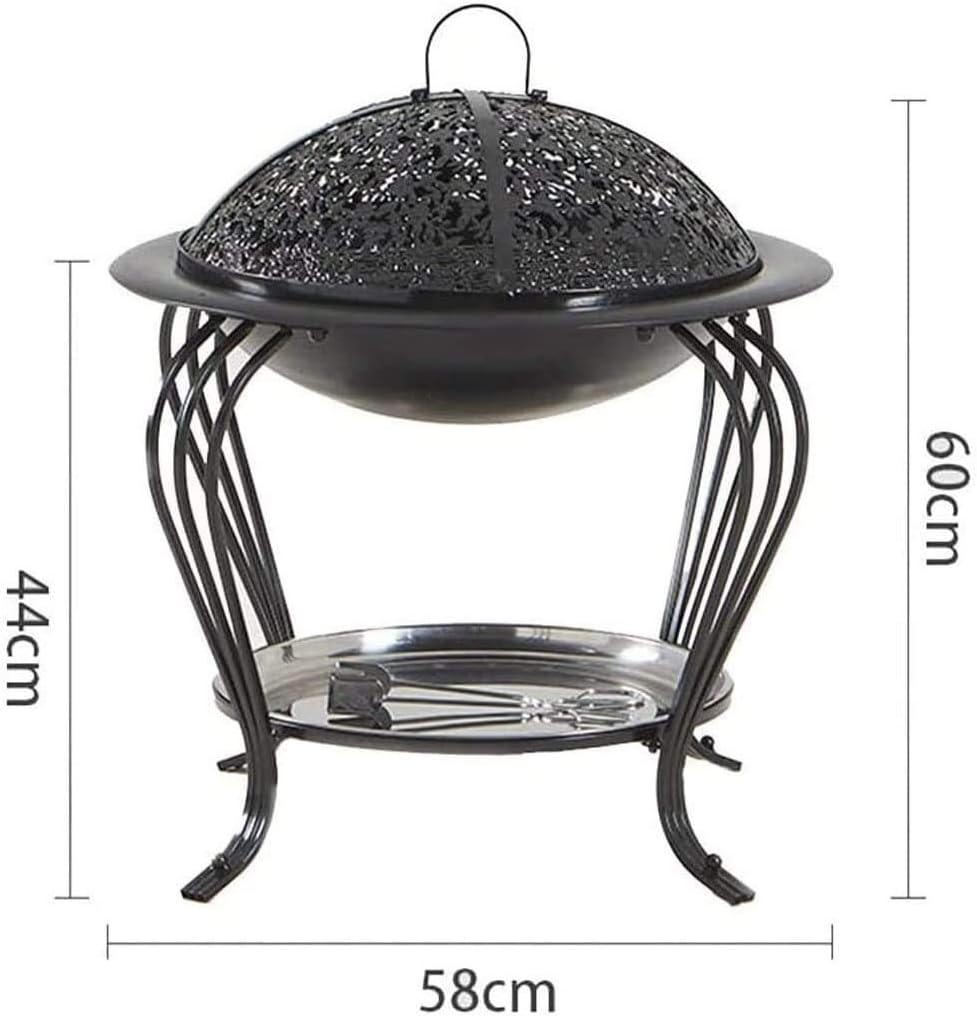 Outdoor Fire Pit Outdoor Fire Pits Wood Burning Portable for Garden Patio Fire Pit Bowl with Mesh Spark Screen Cover Heater