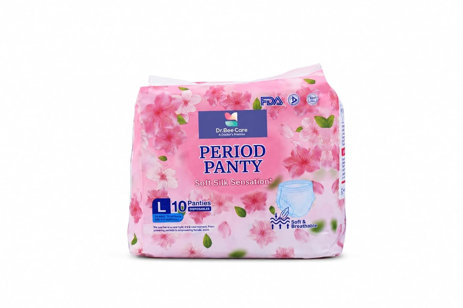 Whisper Super Absorbent Period Panty, 12 M-L Pants, 360 Degree Leakage Protection* for Heavy Flow, Panty like Fit, Full back Coverage, Absorbs Heavy Gushes, Silky Soft, Comfortable Feel (pack of 2)-image-21