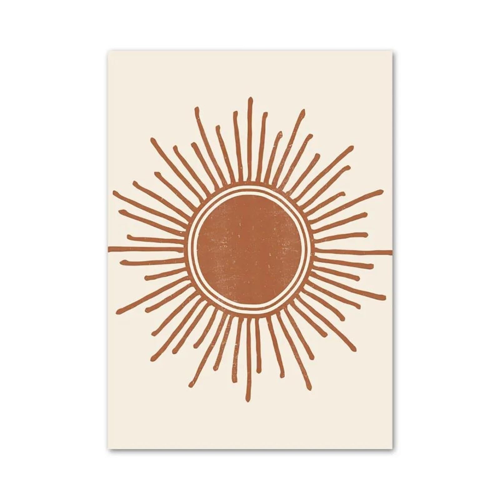 Peinture boho soleil lune pour raviver un mur blanc sans charme
