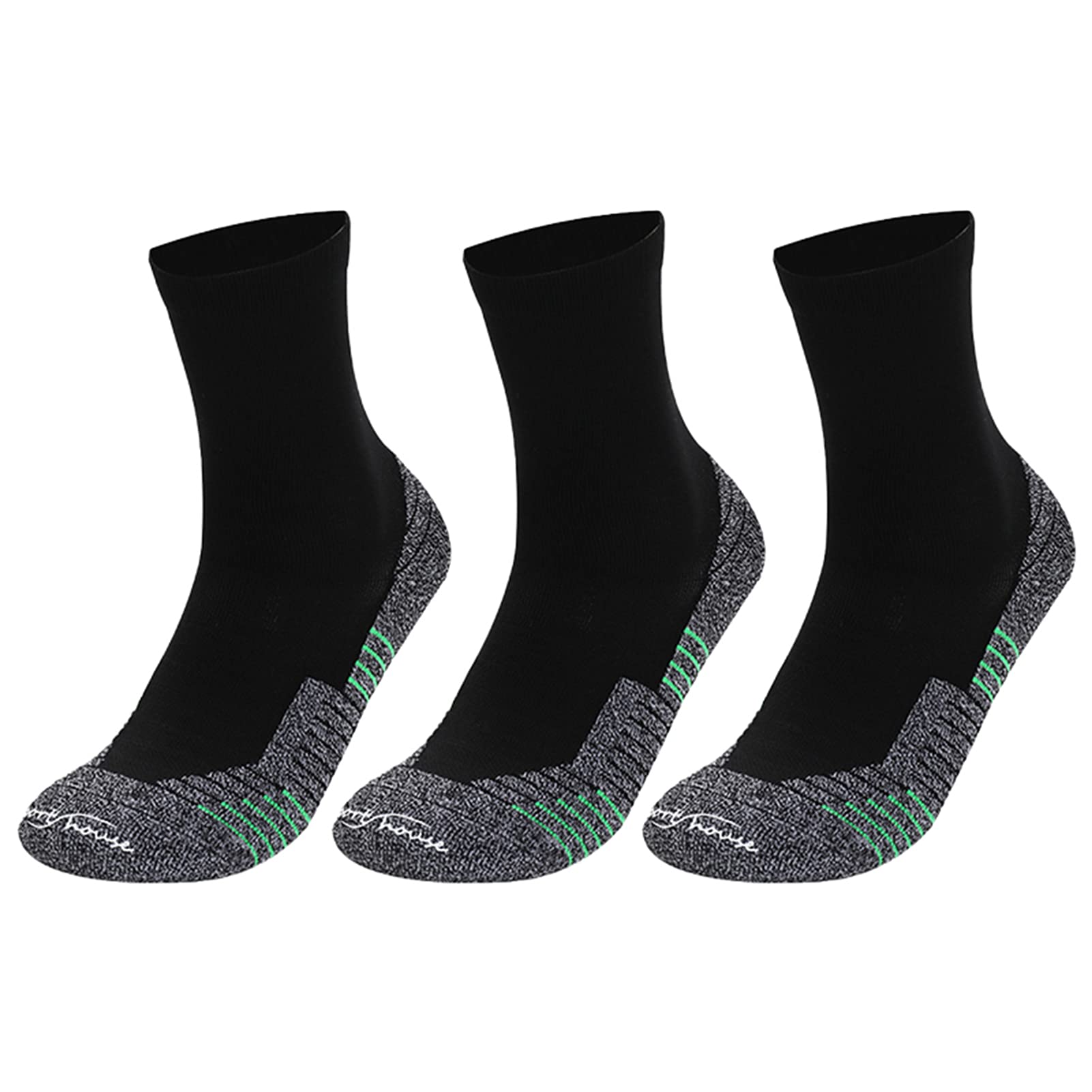 Calze da Basket da Uomo Calzini in Cotone Sport Sport Socks Pack Pack Esecuzione di Calzini da Ciclismo Nero Traspirante Uomo Traspirante
