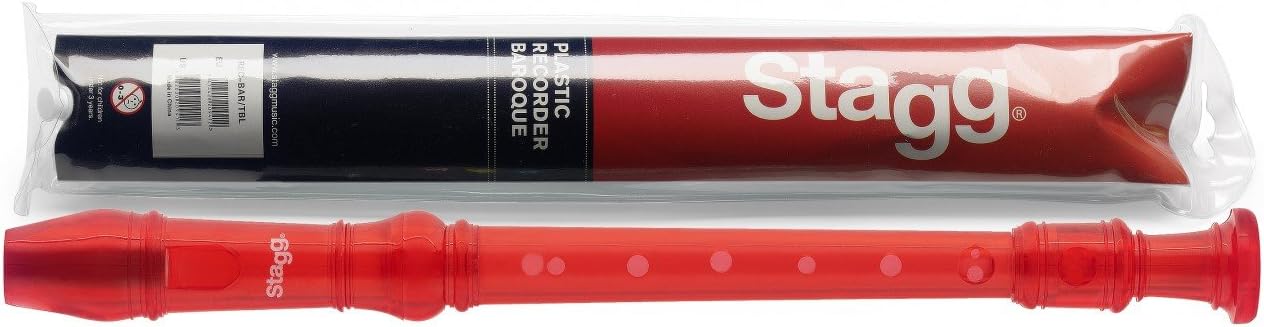 Amazon.com: Stagg REC-BAR/TRD Soprano Recorder with Baroque Fingering ...