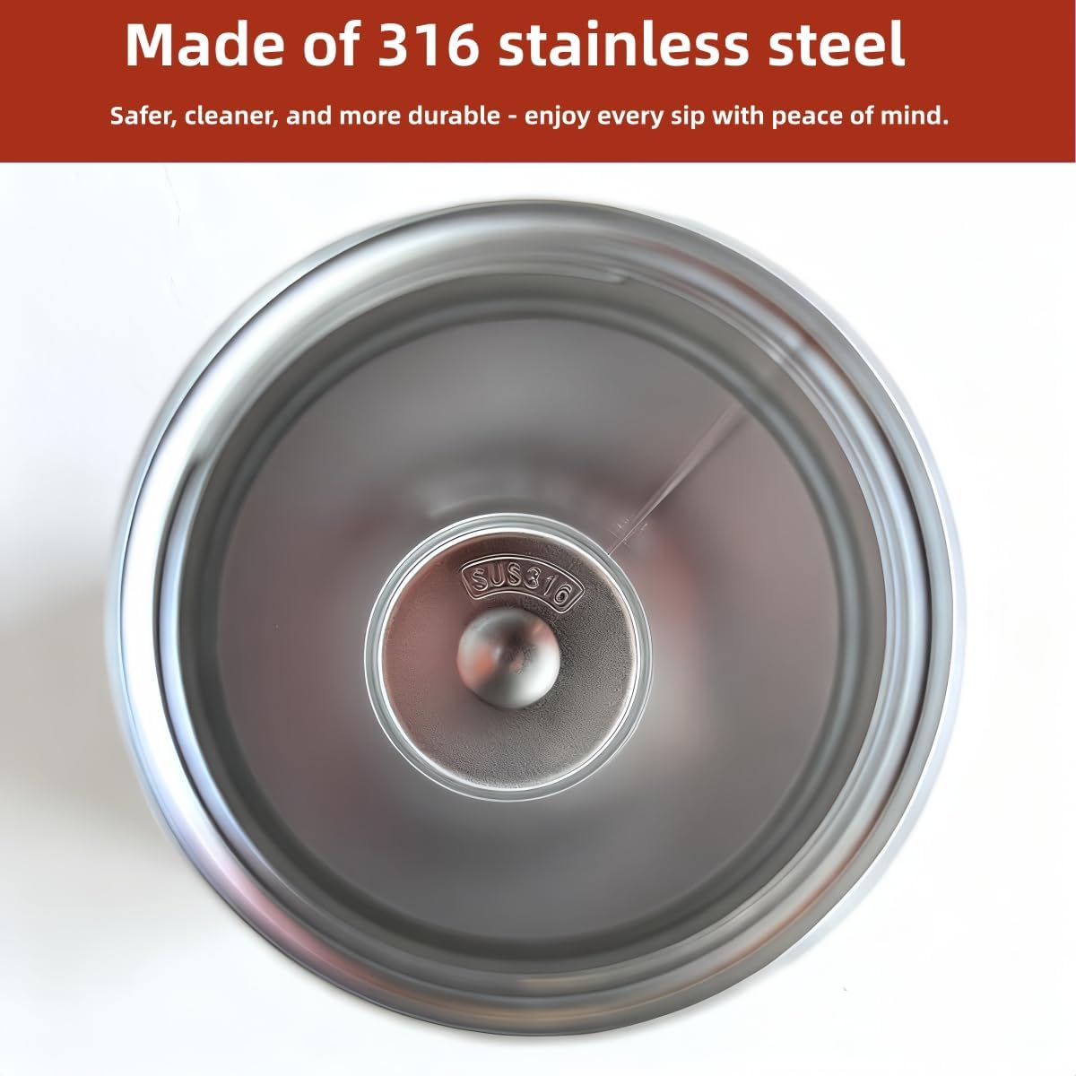 16 oz Insulated Tumblers with Lid and Straw, Large Capacity Double Wall Vacuum Stainless Steel Travel Mug, Coffee Cup for Iced and Hot Drinks, Leak Proof, Durable, and Portable - Image 5