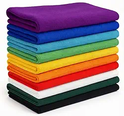 Kit 10 Pano de Chao Microfibra Macio 60x80cm Toalha de Limpeza Gigante Residencial