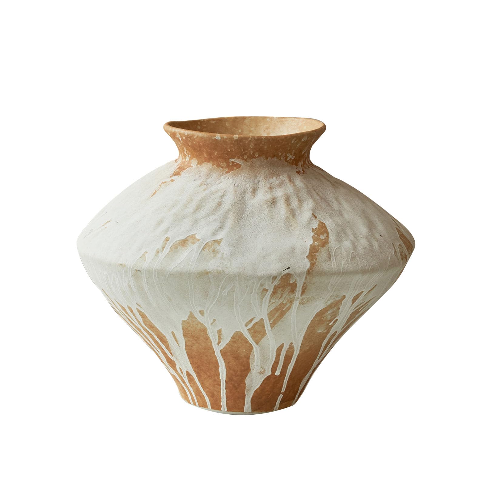 Countertop Art Vintage Vase, Simple Flower Vase for Home Use, Decoration For Living Room, Dining Table Centerpiece, Hotel, Office, Fireplace(Size:H24CM,Color:C)