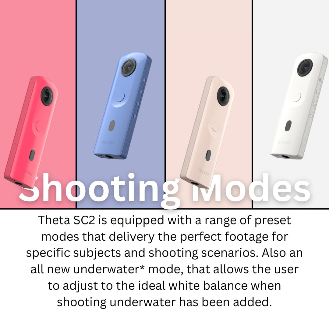 RICOH Theta SC2 ビジネスエディション 屋内外4Kカメラ(グレー) Theta