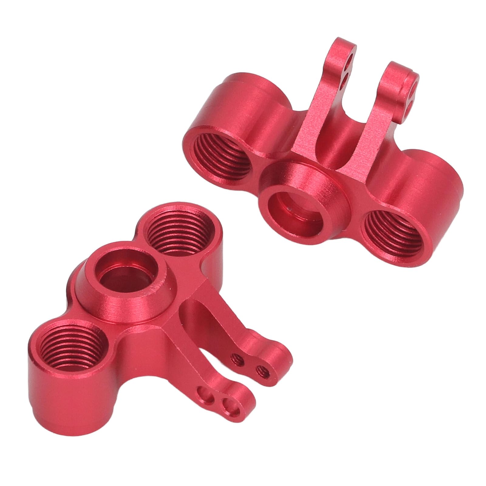 RC przednia tylna oś wsporniki zestaw do wymiany ramienia zwrotnicy ze stopu aluminium miska kierownicy tylna oś siedzenia dla Traxxas Revo Slash 1/16 Summit 72054 (Czerwony)