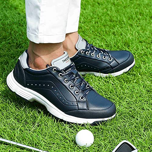 Zapatos de golf para hombre de estilo informal e impermeables para días lluviosos 7