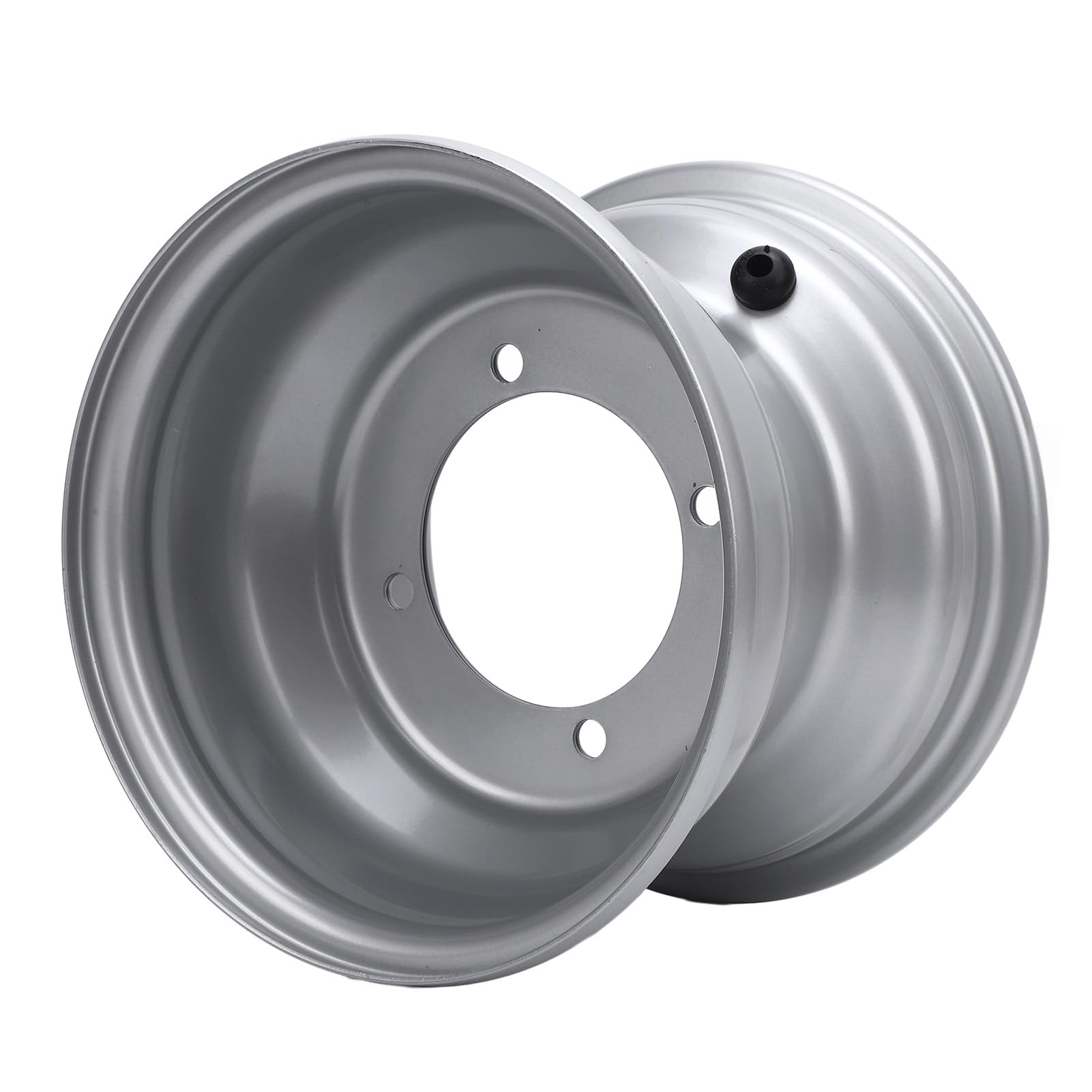 Focket Cerchio Ruota ATV 8 Pollici, Cerchio Ruota ATV 18 x 9,50-8, Materiale in Lega di Alluminio, Parti di Ricambio per ATV, Go Kart, Veicoli Fuoristrada e (4 Fori (spaziatura dei Fori: 110 mm)