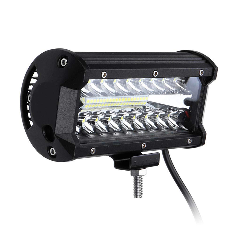 18 cm 40 000 lm 120 W samochód LED robocze reflektory Combo prowadzenie przeciwmgielne lampa do terenowych ciężarówek łodzi Atv