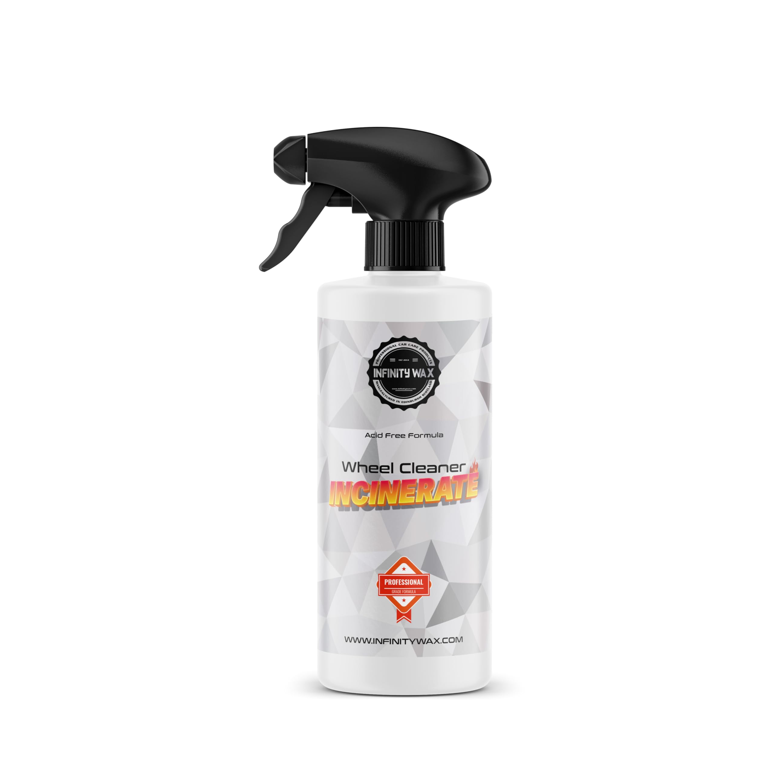 Infinity Wax - Incinerate Wheel Cleaner 500mL Free Wheel Brush