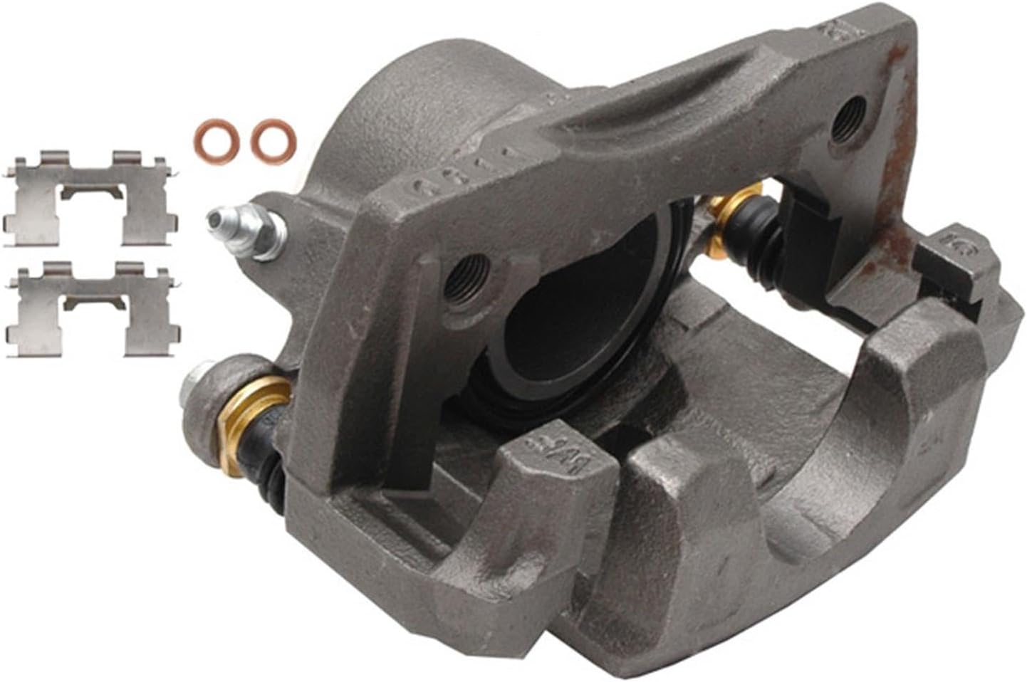 ACDelco Gold 18FR2051 (19156667) Front Passenger Side Disc Brake Caliper Assembly (Friction Ready Non-Coated)