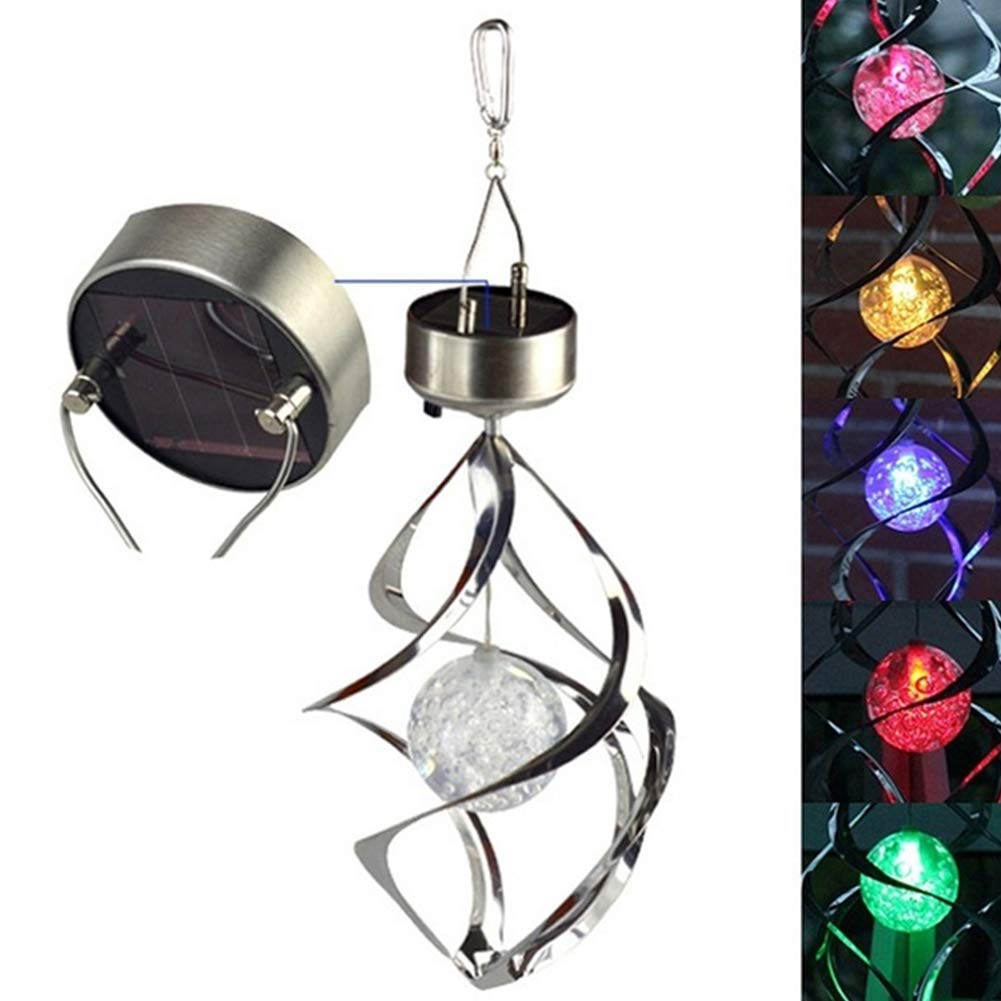 Carillon De Vent Solaire, Carillons De Vent Changeant De Couleur LED