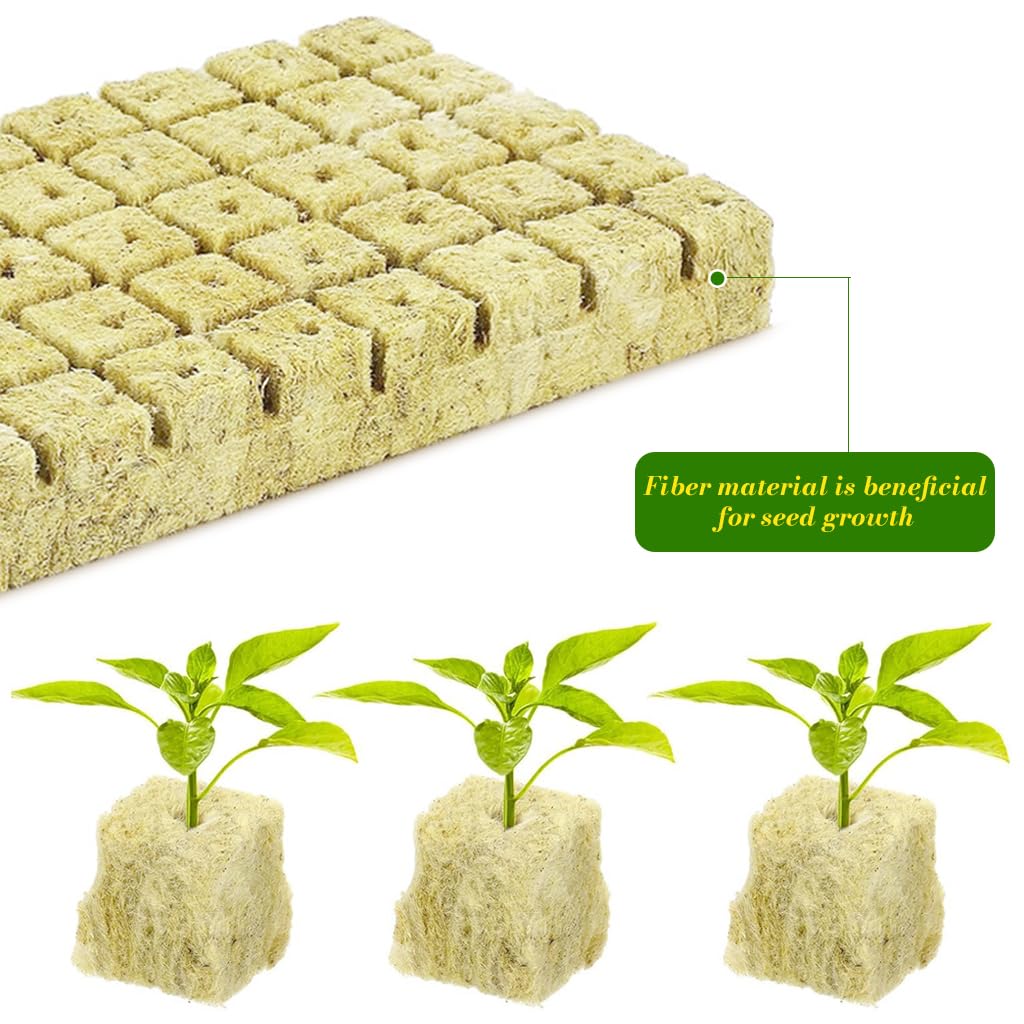 Seed Starter Rockwool Cubes - Grow Healthy Plants -5