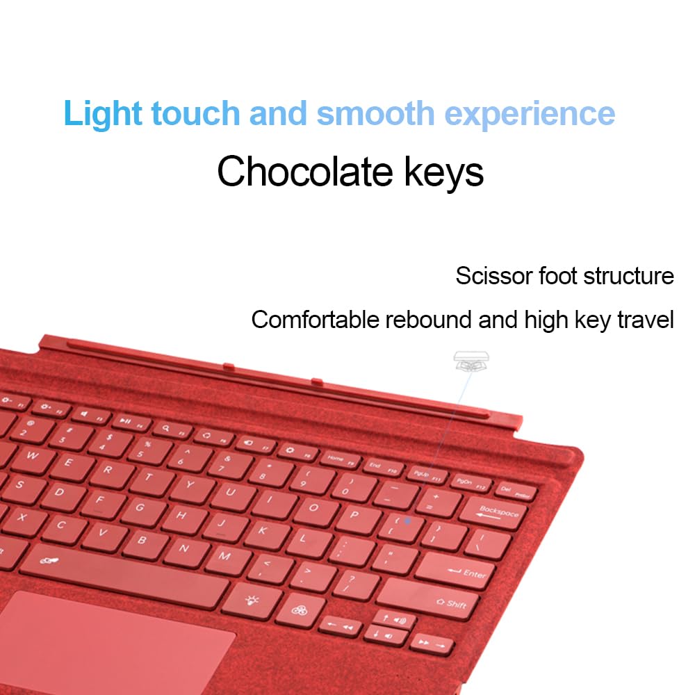 Tastiera retroilluminata Bluetooth 5.1 con design magnetico sottile per Pro 10 m, ideale per lavoro e gioco, ergonomica e compatta per una maggiore produttività