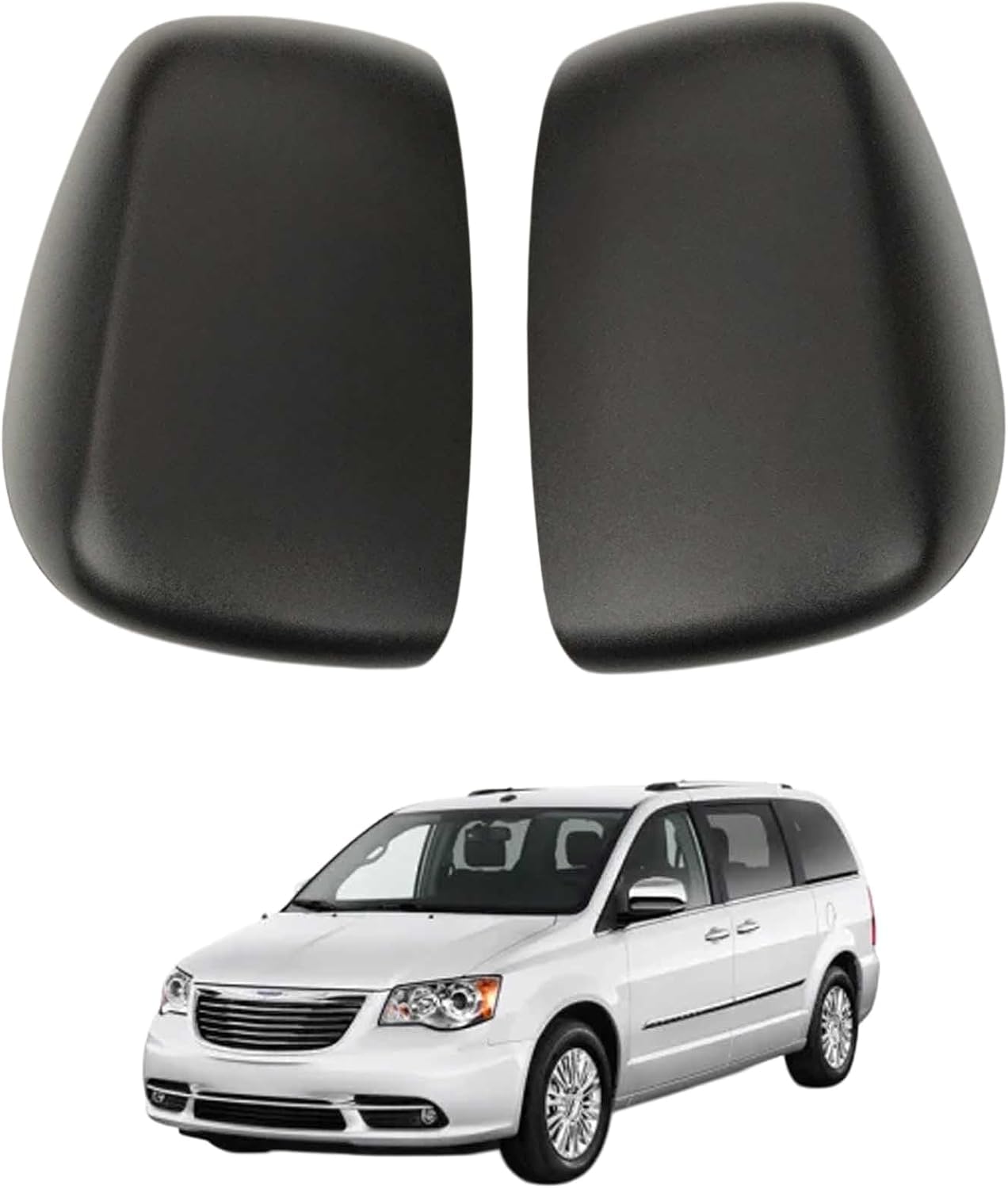 Coque Rétroviseur pour Chrysler Town Country Remplacement Cache Fissuré Retrait
